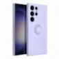 Samsung Galaxy S23 Ultra 5G Coque Silicone ring Violet (Violet)