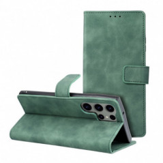 Samsung Galaxy S23 Ultra 5G Portefeuilles TENDER Book Vert