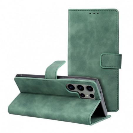 Samsung Galaxy S23 Ultra 5G Portefeuilles TENDER Book Vert