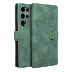 Samsung Galaxy S23 Ultra 5G Portefeuilles TENDER Book Vert
