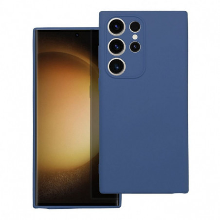 Samsung Galaxy S23 Ultra 5G Coque Silicone Élégant  Bleu