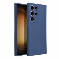 Samsung Galaxy S23 Ultra 5G Coque Silicone Élégant  Bleu