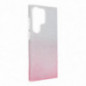 Samsung Galaxy S23 Ultra 5G Coque Shining Transparent et rose