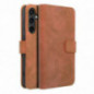 Samsung Galaxy S23 FE Portefeuilles TENDER Book Brun