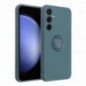 Samsung Galaxy S23 FE Coque Silicone ring Vert