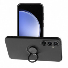 Samsung Galaxy S23 FE Coque Silicone ring Noir