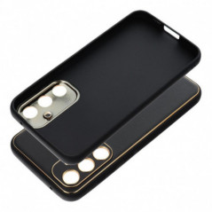 Samsung Galaxy S23 FE Coque Leather Noir