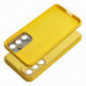 Samsung Galaxy S23 FE Coque Leather Jaune