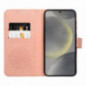 Apple iPhone 16 Portefeuilles MEZZO Book Pêche clair