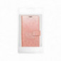 Apple iPhone 16 Portefeuilles MEZZO Book Pêche clair