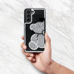Samsung Galaxy A52 LTE Coque Teddy bear Argenté
