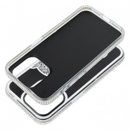 Apple iPhone 15 Pro Max Coque Teddy bear Argenté
