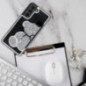 Samsung Galaxy A14 5G Coque Teddy bear Argenté