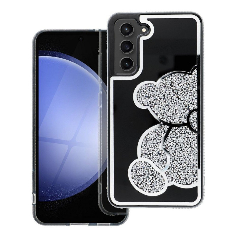Samsung Galaxy A51 LTE Coque Teddy bear Argenté