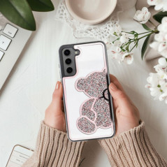 Samsung Galaxy A51 LTE Coque Teddy bear Rose