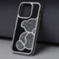 Apple iPhone 13 mini Coque Teddy bear Argenté