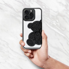 Apple iPhone 14 Pro Max Coque Teddy bear Noir