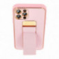 Samsung Galaxy S24 FE Coque LEATHER Case Kickstand Rose