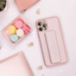 Samsung Galaxy S24 FE Coque LEATHER Case Kickstand Rose