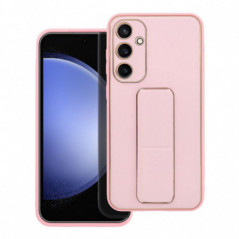 Samsung Galaxy S24 FE Coque LEATHER Case Kickstand Rose