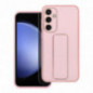 Samsung Galaxy S24 FE Coque LEATHER Case Kickstand Rose