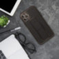 Samsung Galaxy S24 FE Coque LEATHER Case Kickstand Noir