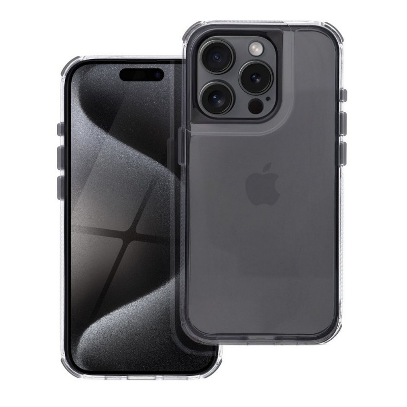 Apple iPhone 16 Pro Coque Matrix Clear Noir Apple iPhone 16 Pro Coque Matrix Clear Noir