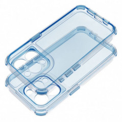 Apple iPhone 13 Coque Matrix Clear Bleu
