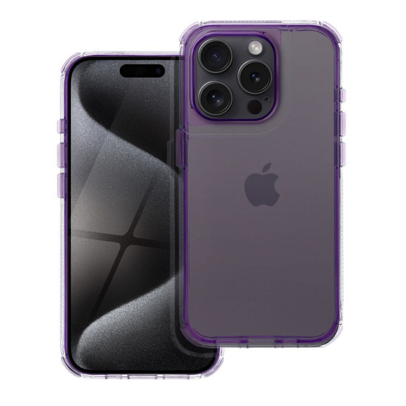 Apple iPhone 15 Pro Max Coque Matrix Clear Violet clair Apple iPhone 15 Pro Max Coque Matrix Clear Violet clair