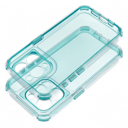 Apple iPhone 15 Pro Max Coque Matrix Clear Couleur menthe