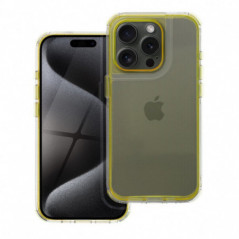 Apple iPhone 13 Coque Matrix Clear Jaune