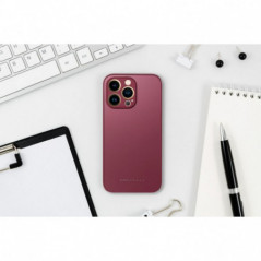 Apple iPhone XS Max Coque Roar Matte Glass Élégant  Bordeaux