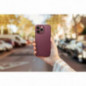 Apple iPhone XS Max Coque Roar Matte Glass Élégant  Bordeaux