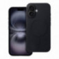 Apple iPhone 16 Coque Silicone Mag Cover MagSAFE  Noir