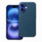 Apple iPhone 16 Coque Silicone Mag Cover MagSAFE  Bleu