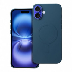Apple iPhone 16 Plus Coque Silicone Mag Cover MagSAFE  Bleu