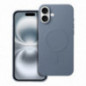 Apple iPhone 16 Plus Coque Silicone Mag Cover MagSAFE  Bleu clair