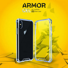Apple iPhone 16 Coque Roar Armor Jelly Étui haut de gamme  Transparent