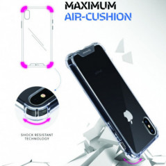Apple iPhone 16 Coque Roar Armor Jelly Étui haut de gamme  Transparent
