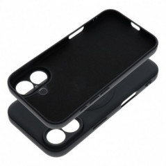 Apple iPhone 16 Coque Silicone Mag Cover MagSAFE  Noir
