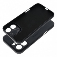 Apple iPhone 16 Pro Max Coque Silicone Mag Cover MagSAFE  Noir
