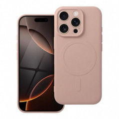Apple iPhone 16 Pro Coque Silicone Mag Cover MagSAFE  Rose