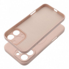 Apple iPhone 16 Pro Max Coque Silicone Mag Cover MagSAFE  Rose