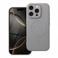 Apple iPhone 16 Pro Coque Silicone Mag Cover MagSAFE  Titane