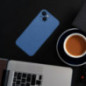 Apple iPhone 16 Coque Silicone Mag Cover MagSAFE  Bleu