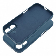 Apple iPhone 16 Coque Silicone Mag Cover MagSAFE  Bleu