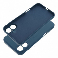 Apple iPhone 16 Plus Coque Silicone Mag Cover MagSAFE  Bleu