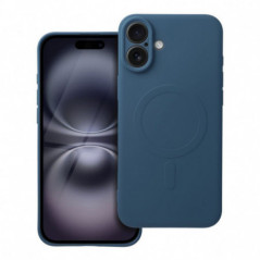 Apple iPhone 16 Plus Coque Silicone Mag Cover MagSAFE  Bleu