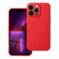 Apple iPhone 16 Coque Silicone Mag Cover MagSAFE  Rouge