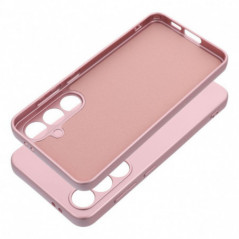 Samsung Galaxy S24 FE Coque Metallic Rose